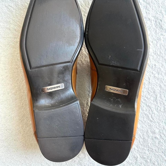Magnanni 'Lino' Buckle Bit Loafer Shoes Brown Mens Size 8 M‎ US MSRP $325 - Picture 7 of 9